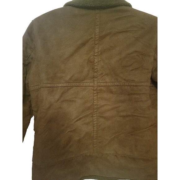 Womens Vintage Espirit Jacket Dark Brown 2 Pockets Sz Large - Picture 12 of 13